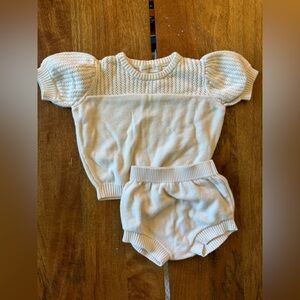 QUINCY MAE  Knit sweater and bloomer